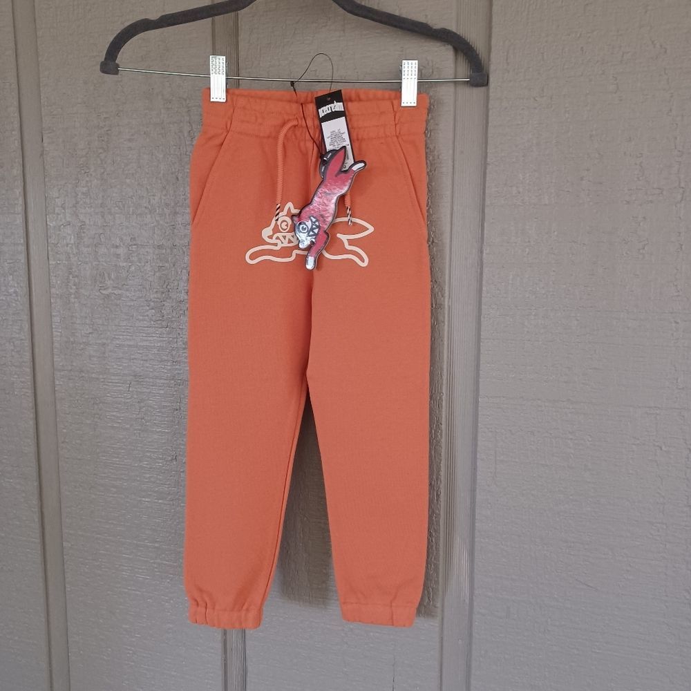 Icecream Kid Latte Graphic Sweatpants Size 3T Cotton Blend Pull On